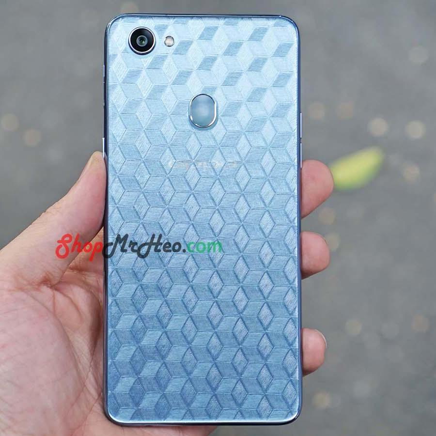 Bộ 3 skin dán lưng vân 3d oppo f7