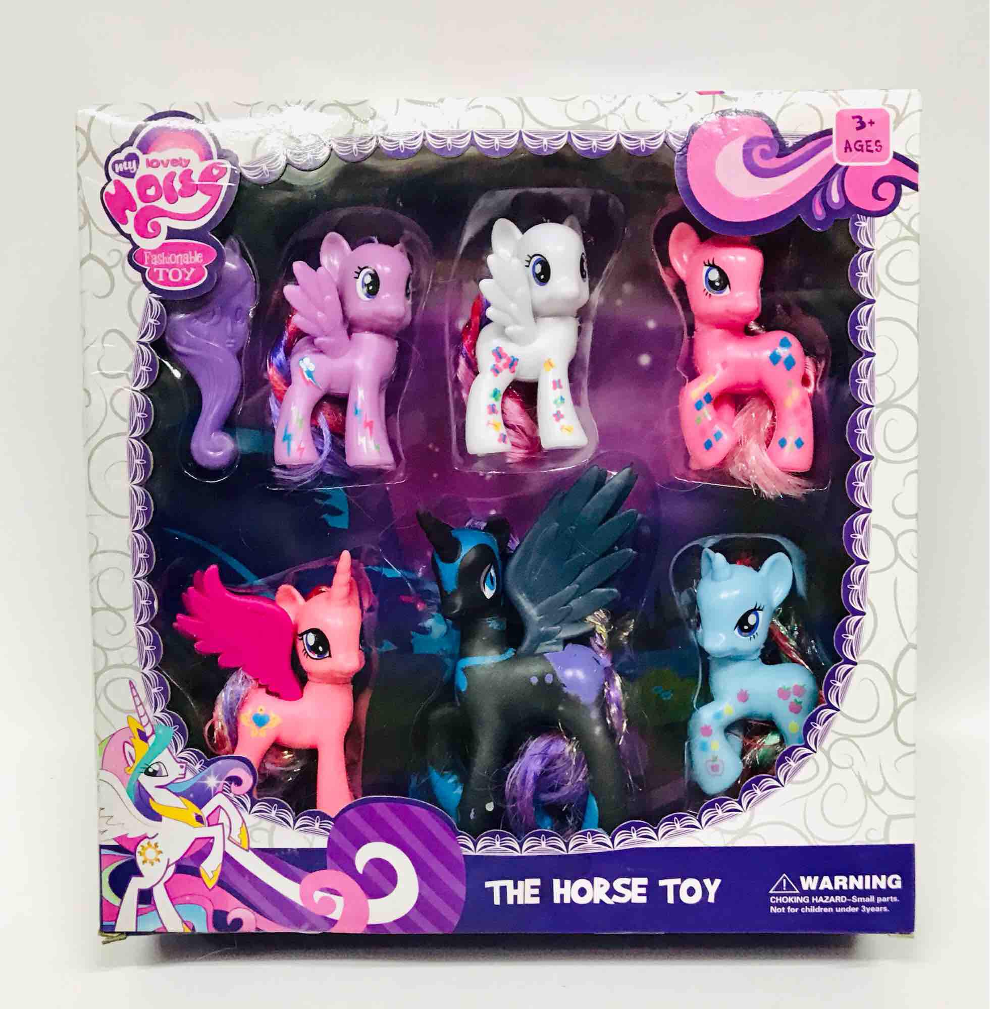 Bộ đồ chơi 6 chú ngựa Pony 118