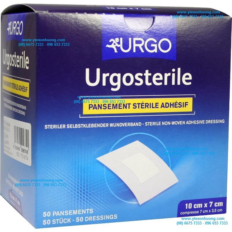 Băng gạc y tế vô trùng - Urgosterile (150mm x 90mm: Hộp 50 miếng)