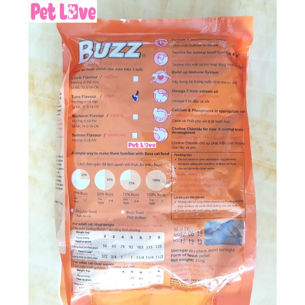 Thức ăn hạt Buzz cho mèo lớn (gói 350g)