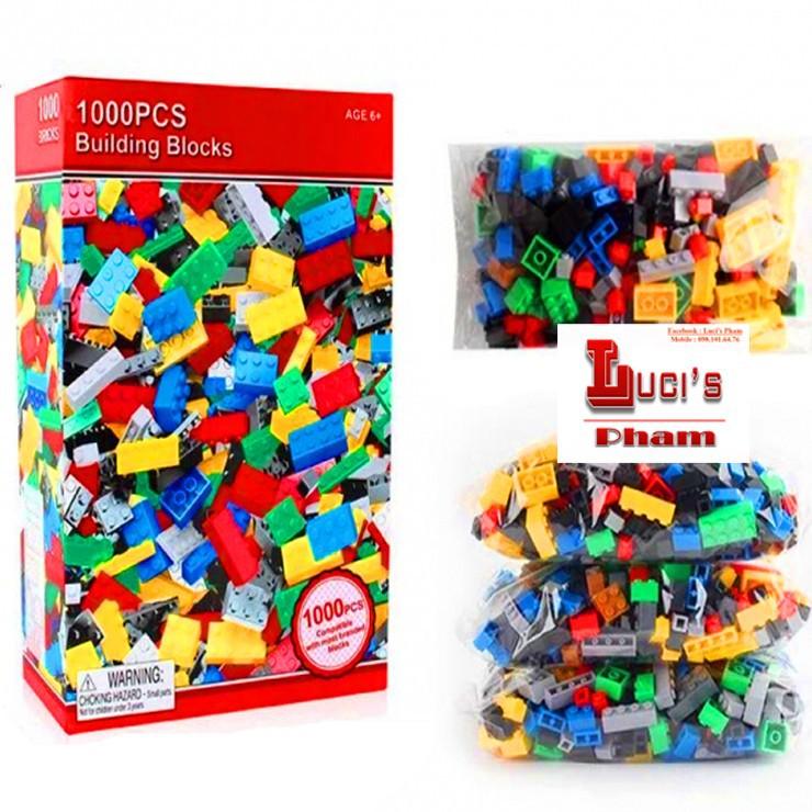 BỘ GHÉP HÌNH LEGO 1000 CHI TIẾT CHO BÉ