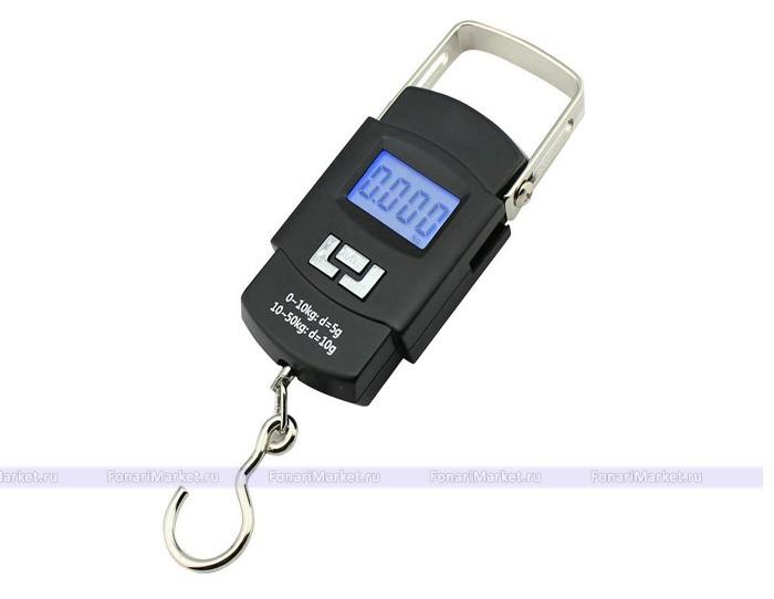 Cân mini xách tay A08 50kg kèm pin (Đen)