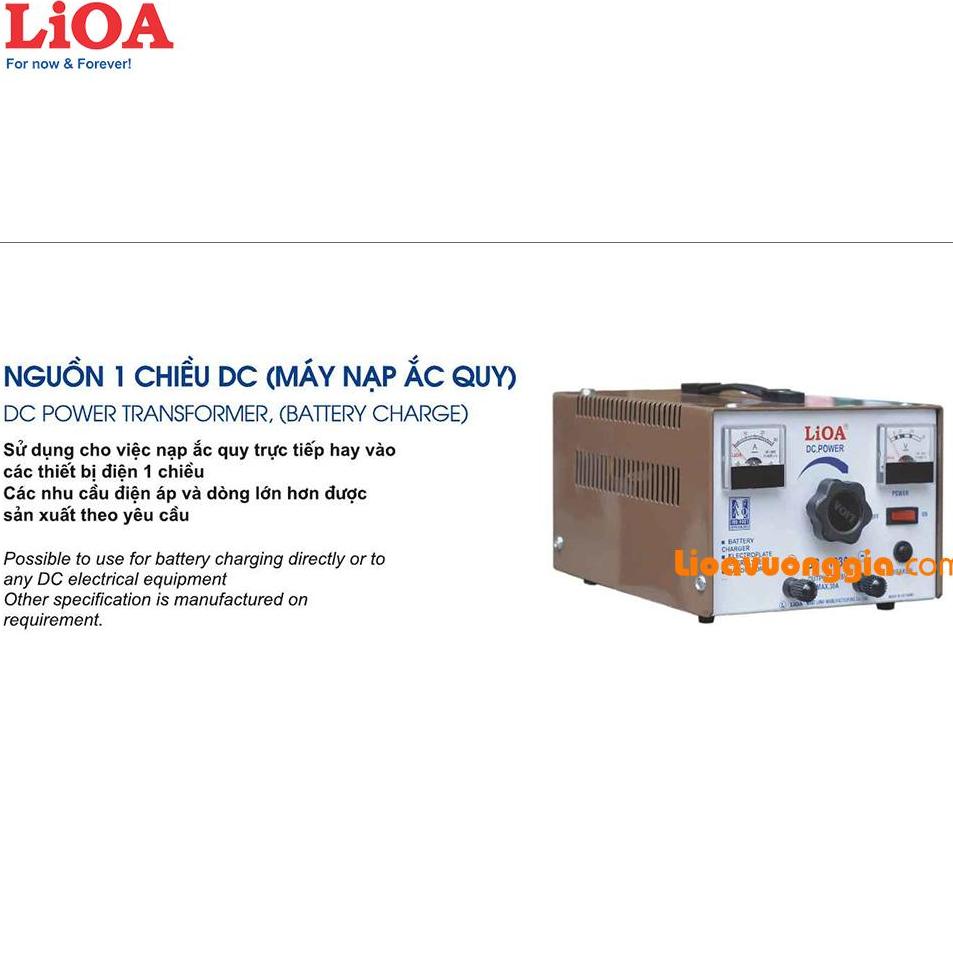 Máy nạp ắc quy Lioa dòng nạp 30A - BC1830