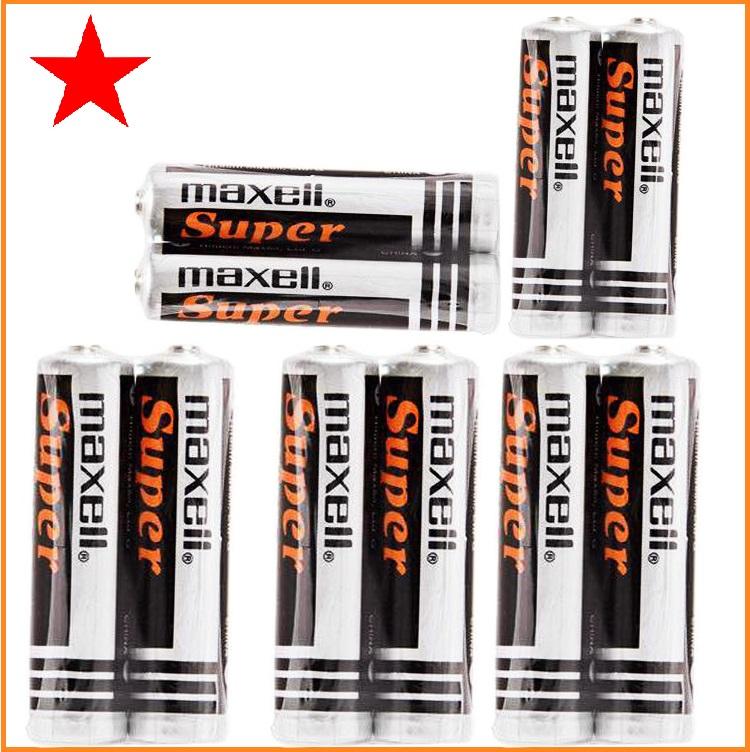 4 viên pin đũa AAA Maxell chất liệu Cacbon cao cấp