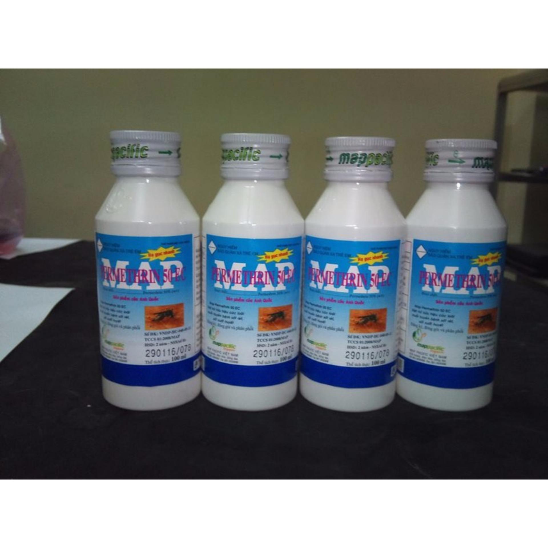 Thuố c Diệt Muỗi Và Côn Trùng Permethrin 50ec chai 100ml