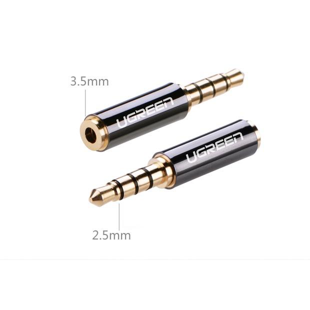 Đầu jack chuyển âm thanh, micro 2.5mm sang 3.5mm UGREEN 20501