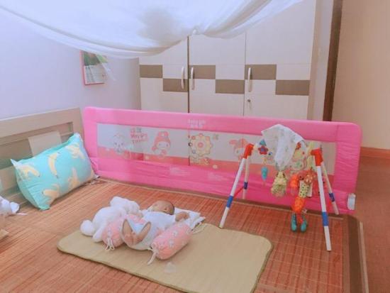 Thanh chắn giường baby gift độ cao 68cm chiều dài 1m2 - ảnh sản phẩm 2