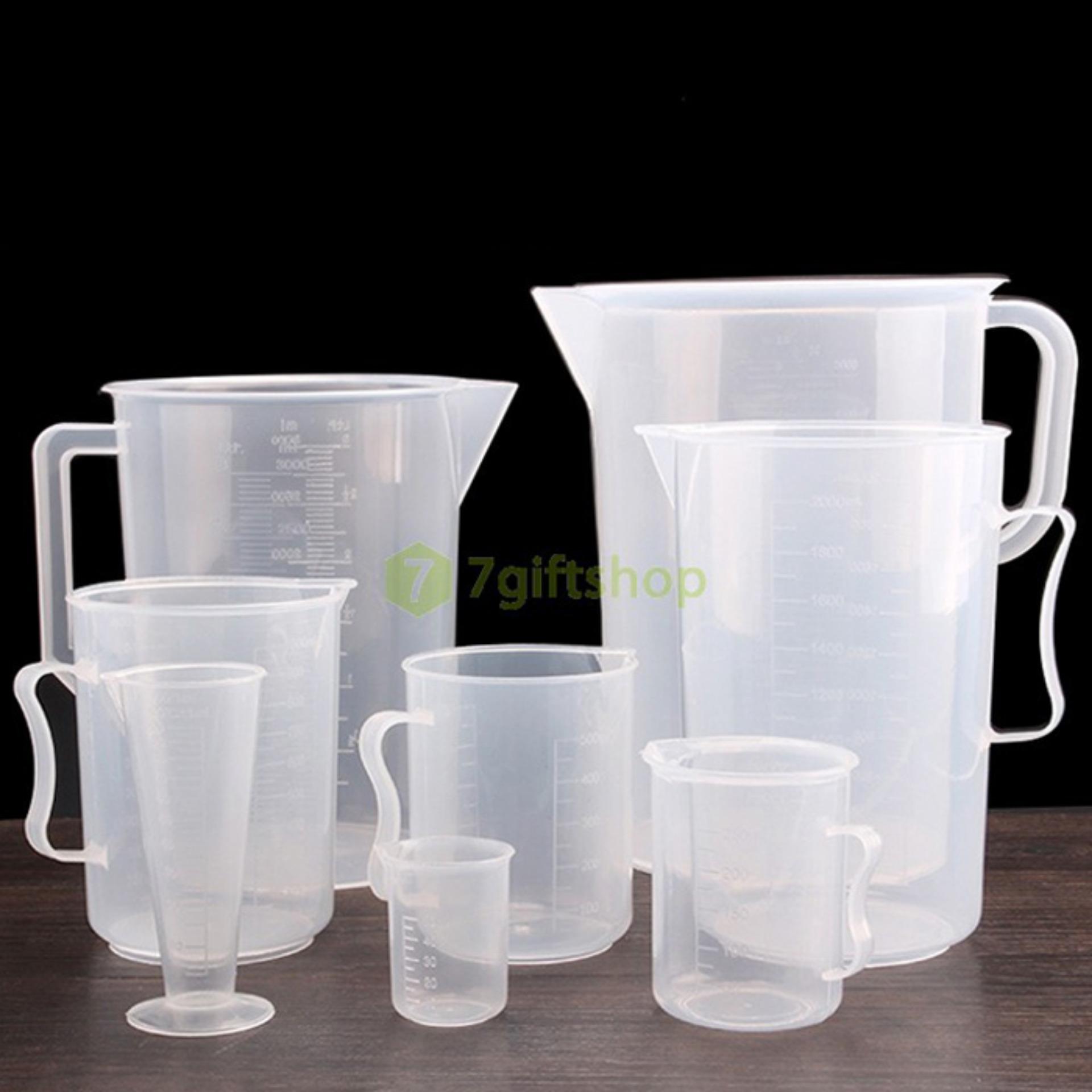 [HCM]Bộ 4 Ca Đong Nhựa Pha Chế Trà Sữa 300ML
