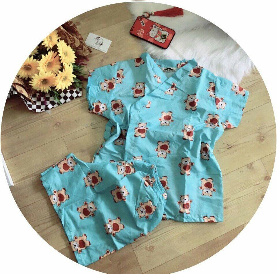 Bộ đồ pijama kimono mặc nhà nữ cực đẹp (Giao Mẫu Ngẫu Nhiên)
