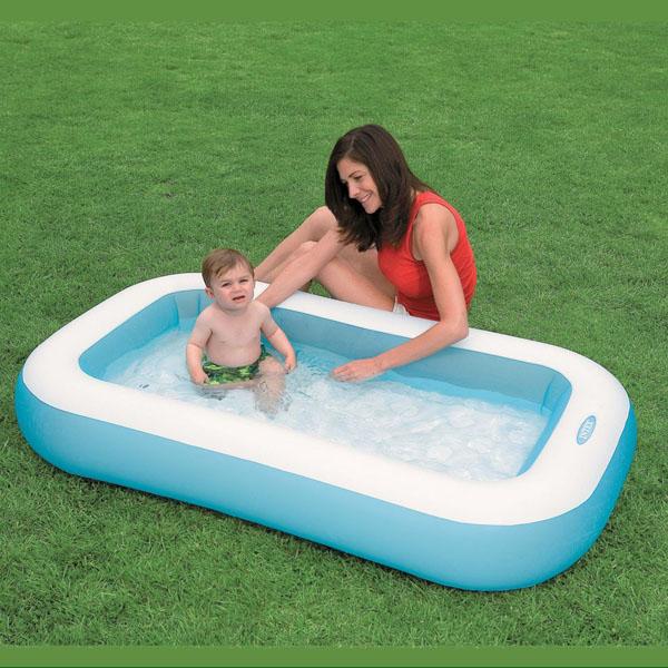 Bể bơi phao chữ nhật 166x100x28 intex 57403