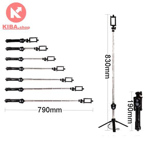 Gậy Chụp Hình 3 Chân kèm remote