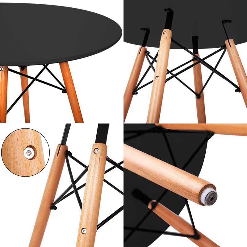 Bộ bàn tròn Eiffel 80 cm 2 ghế Eames