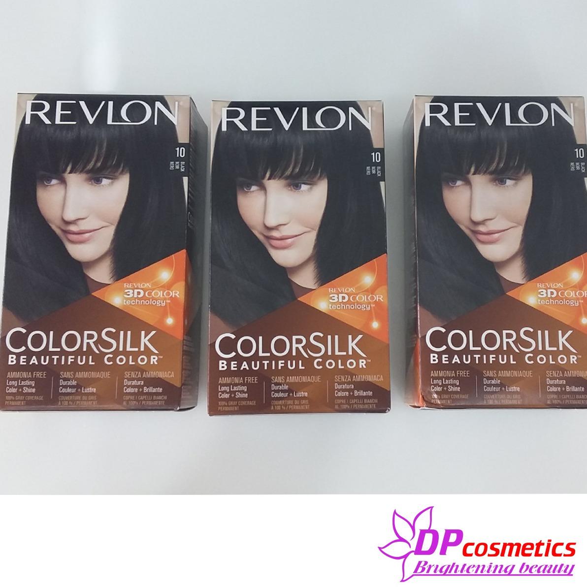 [HCM]Thuốc Nhuộm Tóc Revlon Colorsilk 10 - Đen
