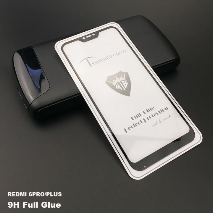 Miếng dán cường lực 5D full màn cho Xiaomi Redmi 6 Pro (Đen)