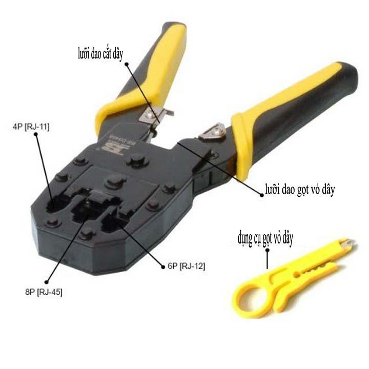 kìm bấm mạng Bosi - kìm bấm hạt mạng