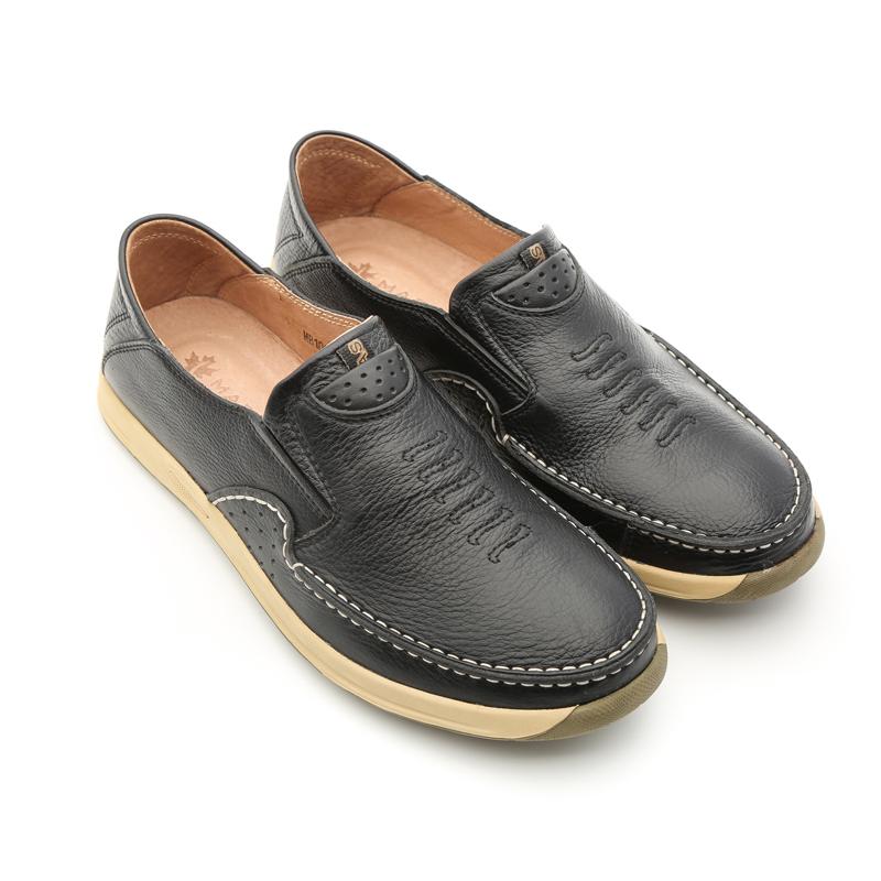 Giày mọi nam da bò Maple 011