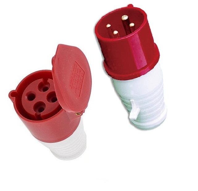 Bộ Ổ + Phích cắm 4 pha 32A