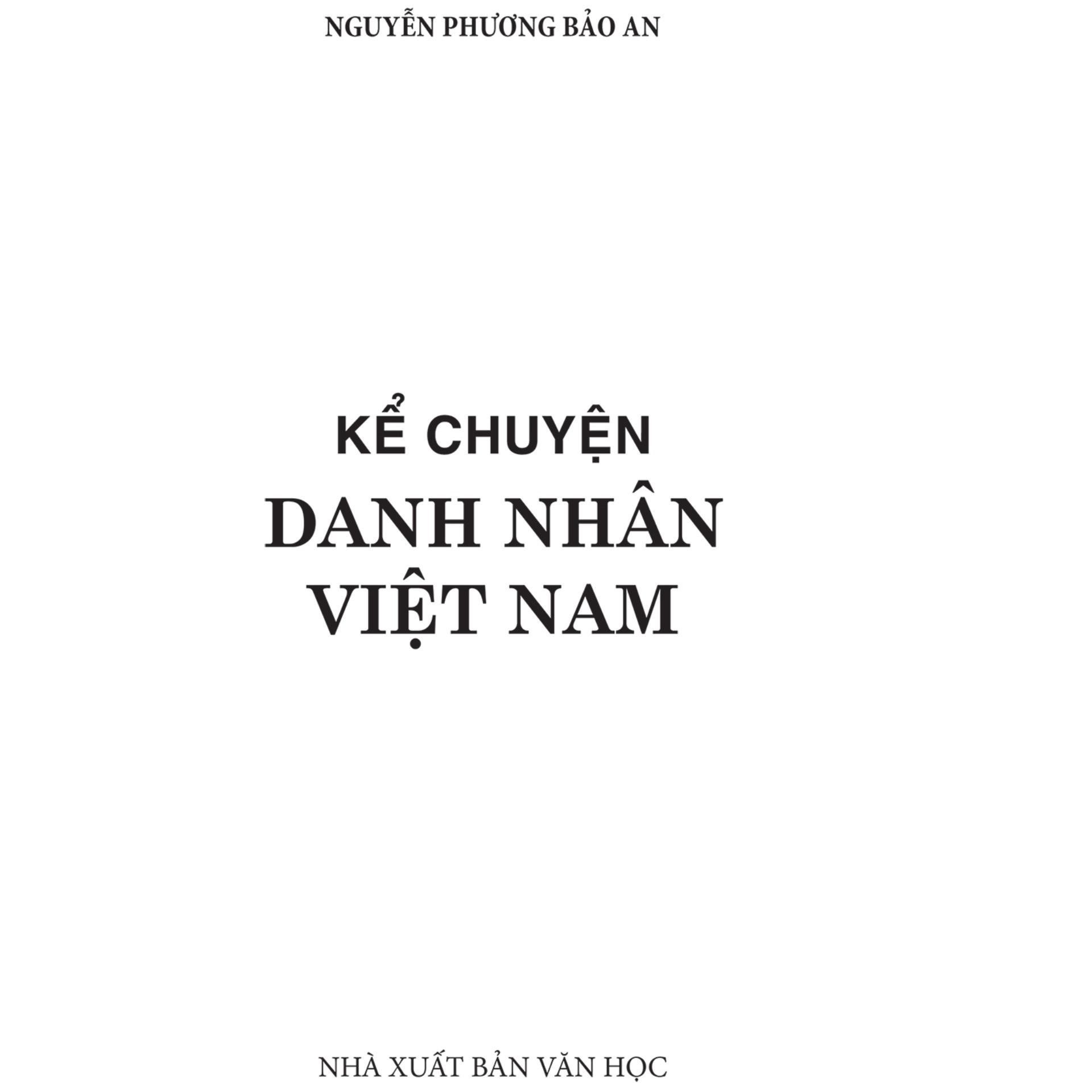Sách: Kể Chuyện Danh Nhân Việt Nam