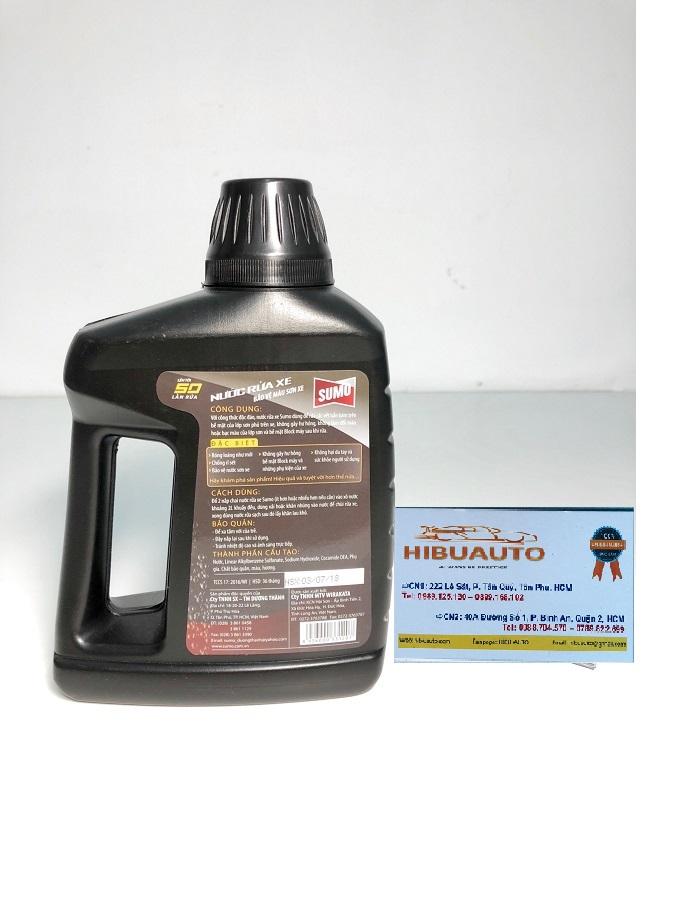 NƯỚC RỬA XE SUMO MẪU MỚI 1L