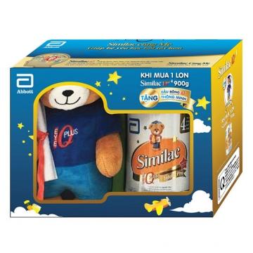 Sữa Bột Abbott Similac IQ4 HMO (900g) tặng gấu bông