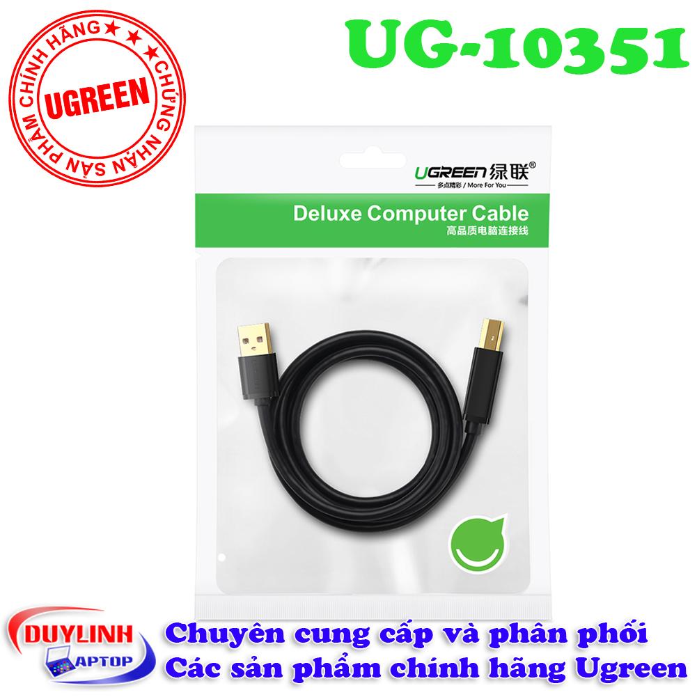 Cáp máy in USB 2.0 dài 3m Ugreen 10351