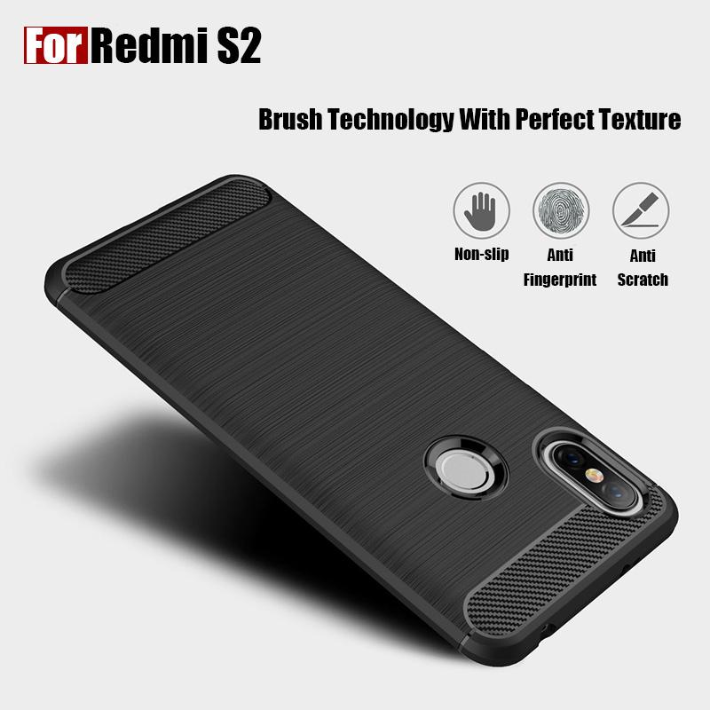 Ốp lưng phay xước cho Xiaomi Redmi S2 chống sốc