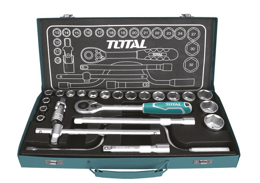 Bộ tuýp đa năng 24 chi tiết Total THT141253 (loại 1/2\