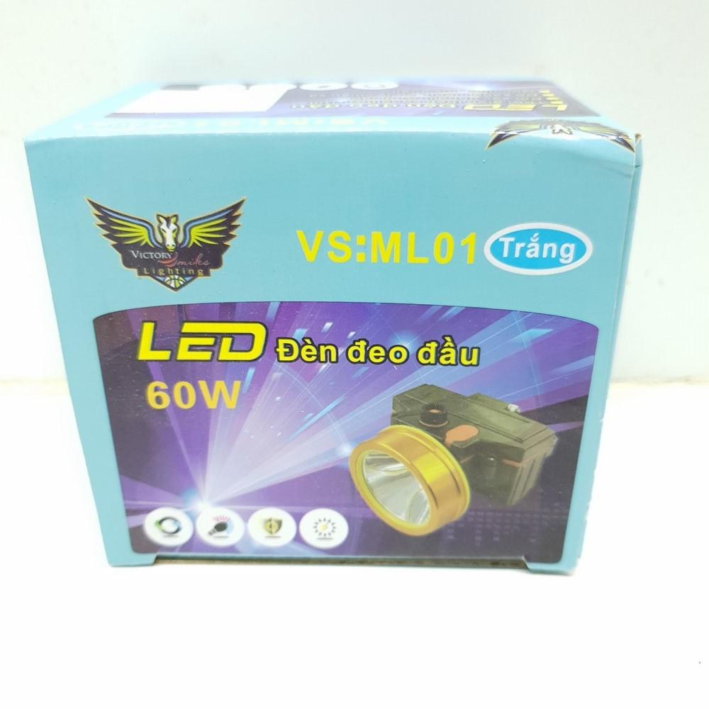 Đèn Pin LED Đeo Đầu Victory VS-ML01 60W ( Bóng Vàng)