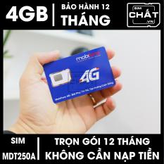 [HCM]SIM 4G Mobifone MDT250A Trọn Gói 1 Năm (4GB/Tháng) – SIM CHẤT