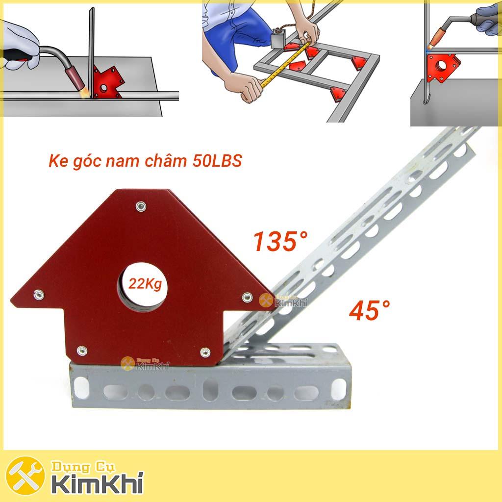 Ke góc nam châm 50LBS lực hút 22kg
