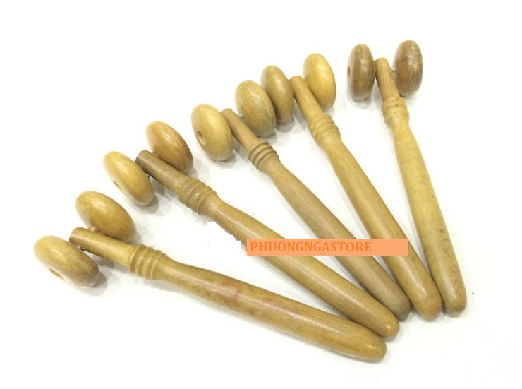 CÂY LĂN MASSAGE MẶT BẰNG GỖ