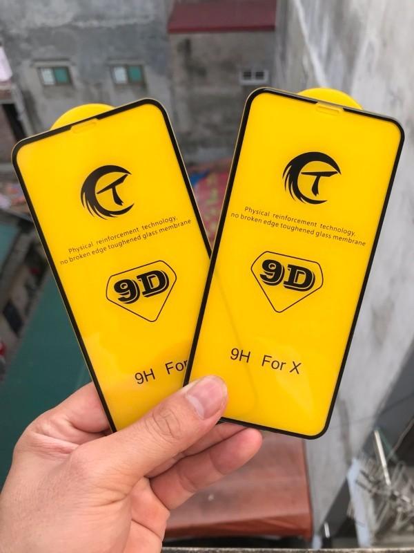 Kính cường lực Glass 9D Full màn cho iPhone X (đen)