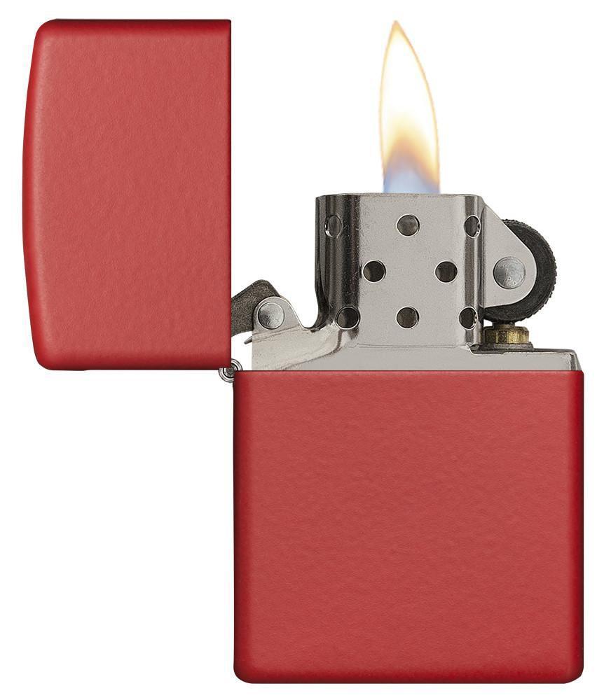 Bật Lửa Zippo Matte Red Sơn Tĩnh Điện Đỏ 233