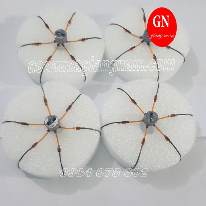 Combo 4 lưỡi lục chất lượng ( đồ câu cá Giang Nam ) big sale