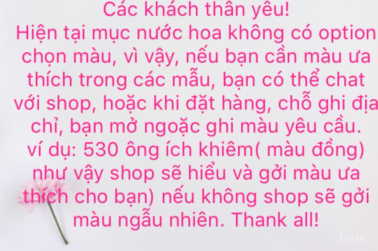 NƯỚC HOA TINH DẦU GEMMA- MẪU RUBY BẦU 20ML