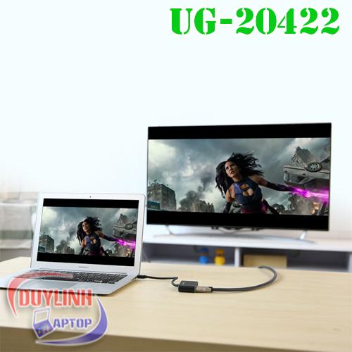 Cáp chuyển đổi Mini DisplayPort sang VGA + HDMI Ugreen 20422