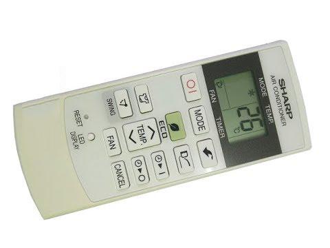 ĐIỀU KHIỂN ĐIỀU HÒA SHARP (trắng)