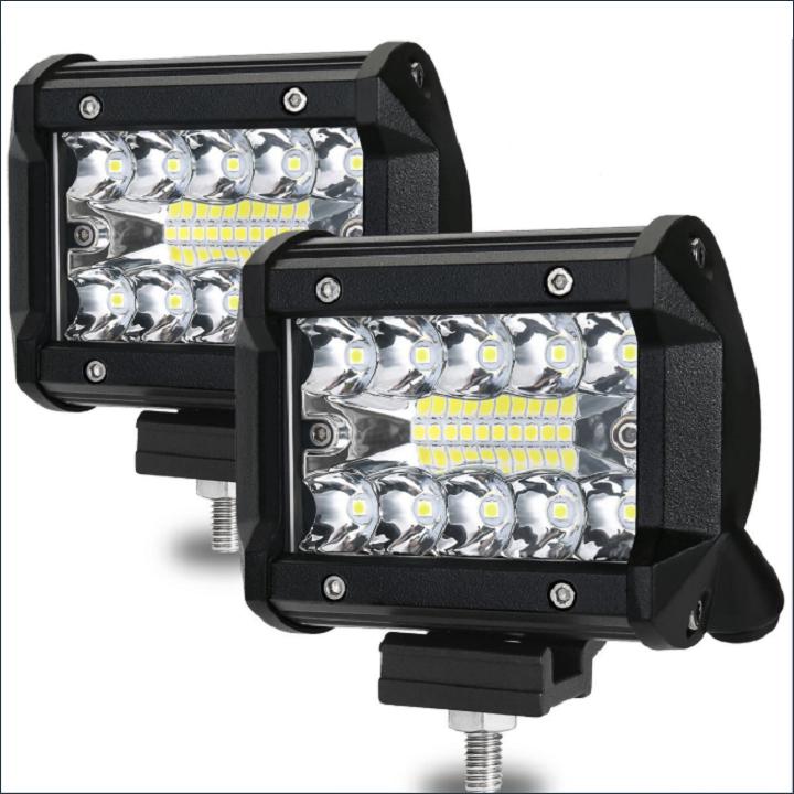 ĐÈN LED TRỢ SÁNG XE MÁY - Ô TÔ - 20LED 60W