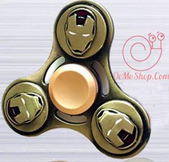 [HCM]Con quay Finger Spinner Người sắt IronMan kim loại (tặng hộp đựng)