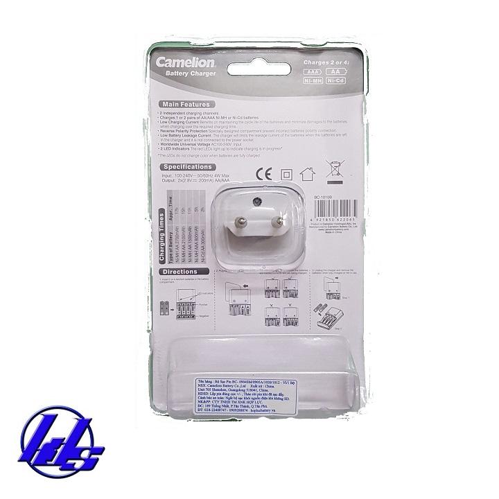 Bộ sạc pin AA, AAA Camelion BC-1010B