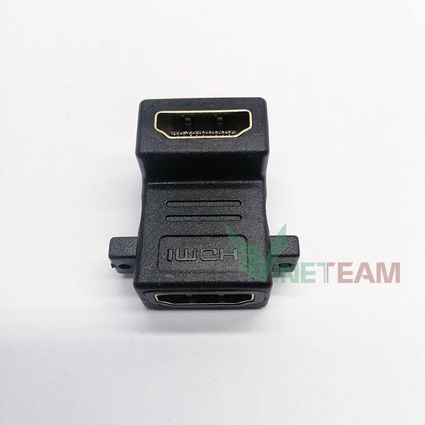 Đầu nối HDMI đổi góc 90 độ 2 đầu âm