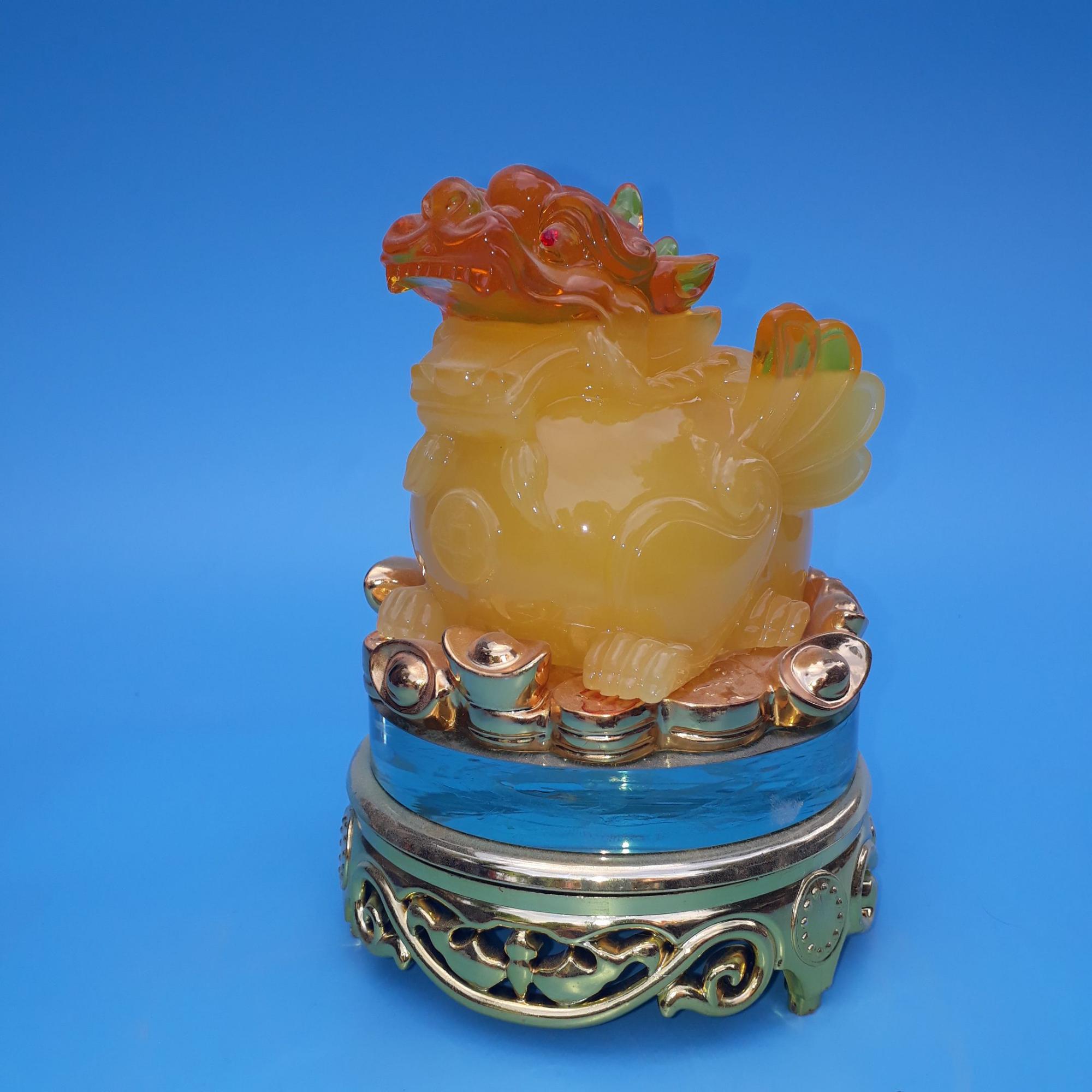 Tỳ hưu trấn trạch,chiêu  tài lộc S1 (vàng)