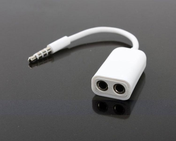 Cáp chia tai nghe 3.5mm 1 cổng ra 2 cổng