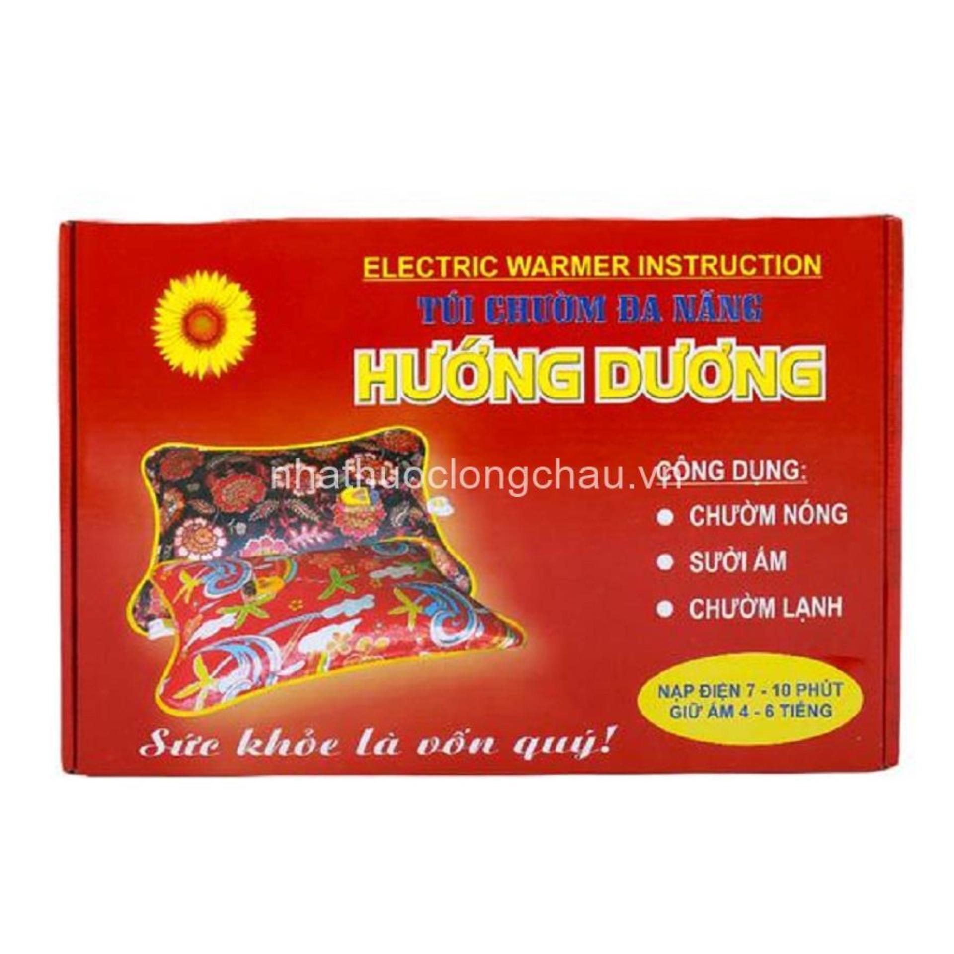 Túi Chườm Đa Năng Hướng Dương cỡ lớn (37X26X7 cm) (màu ngẫu nhiên)