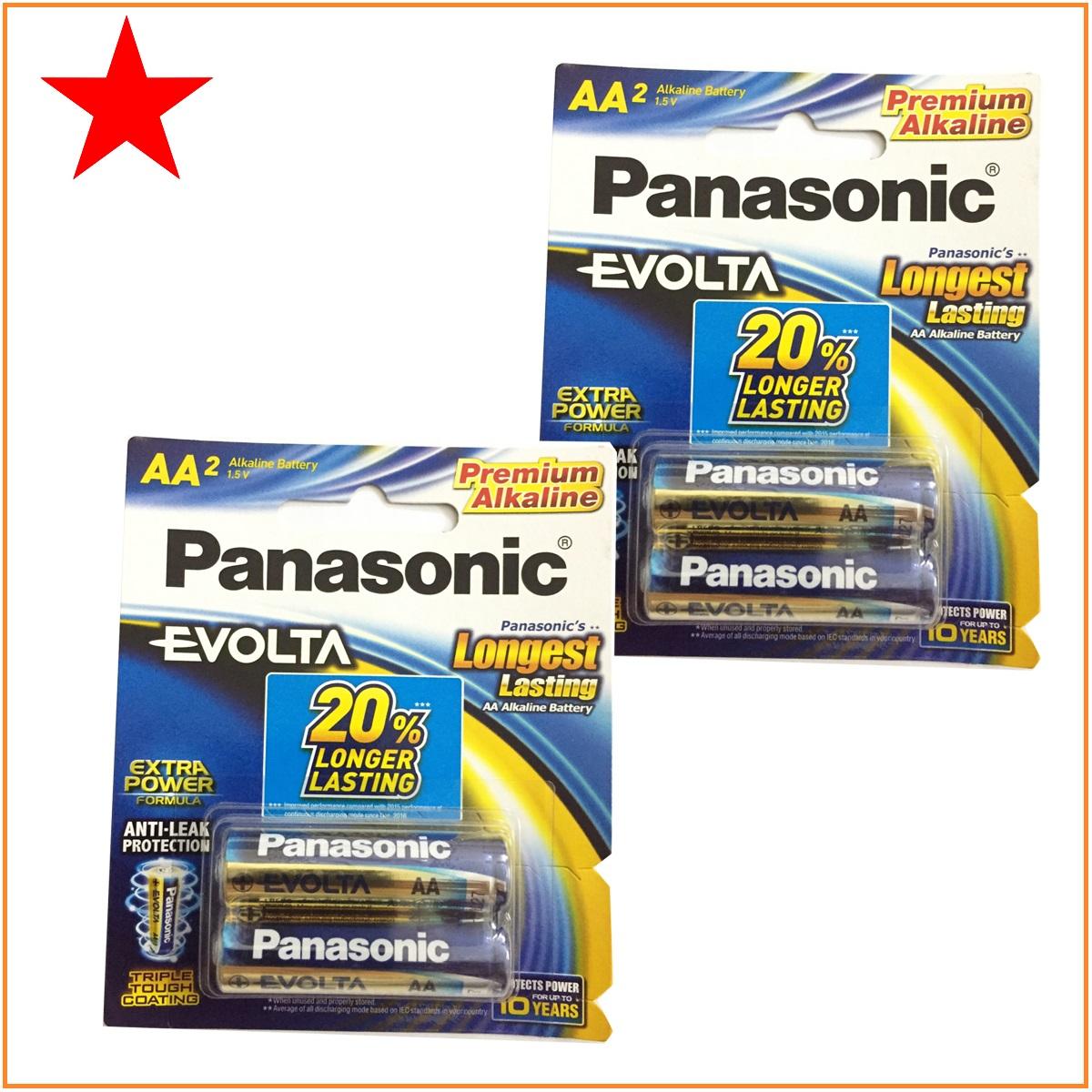 Combo 2 vỉ pin AA Panasonic Avolta (1 vỉ 2 viên)