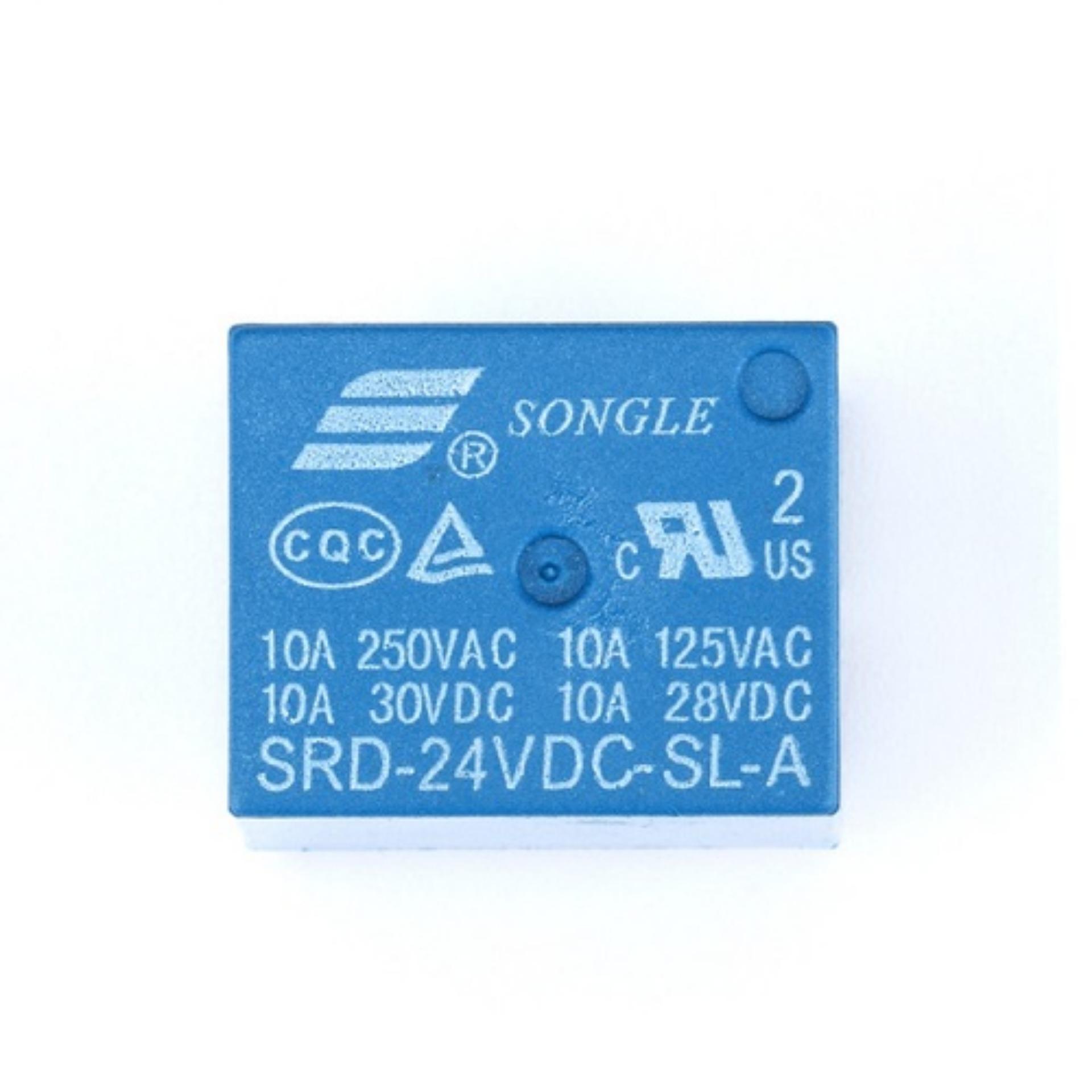 Relay 24V Songle SRD 5Chân 10A ( 1 Chiếc )