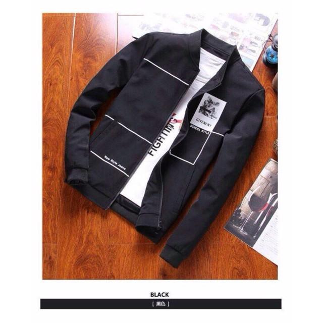 [HCM]ÁO KHOÁC NAM BOMBER KAKI 2 lớp Erik B024