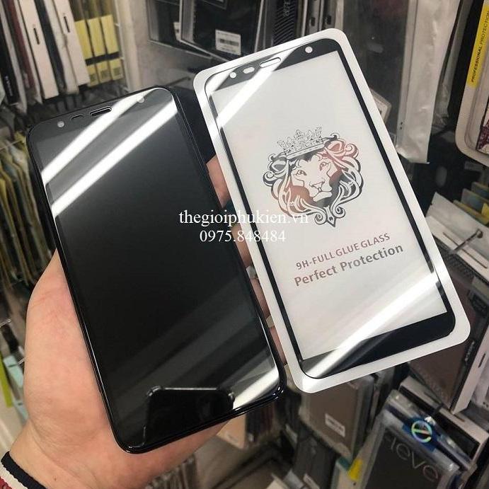 Kính cường lực 5D Full màn hình cao cấp cho Samsung Galaxy J6+ Plus - Hàng nhập khẩu