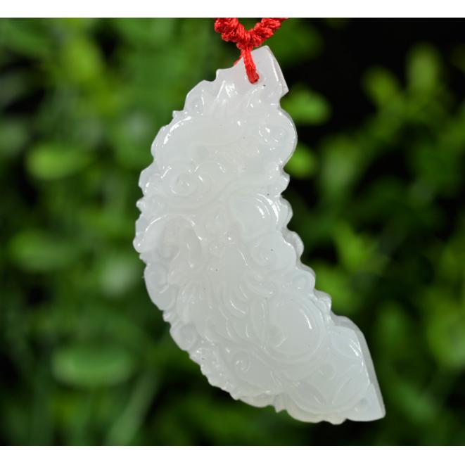 Ngọc bội cặp Long Phượng song phi