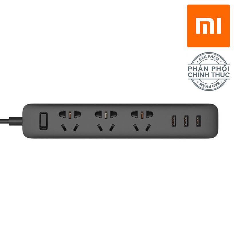Ổ cắm điện thông minh Xiaomi Mi Power Strips có 3 cổng USB( Trắng/Đen)